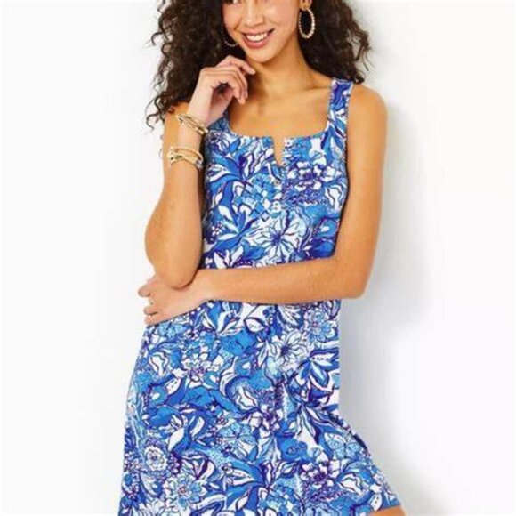 XL Lilly Pulitzer Blue Dress - BRAND NEW WITH TAGS NEVER WORN - Picture 1 of 1